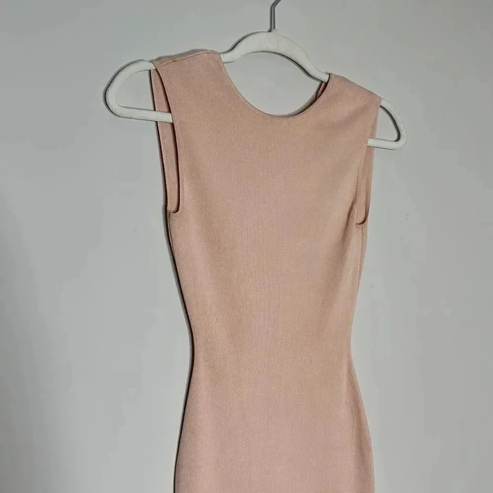 Zara Knit Open Back Dress - Picture 5 of 9
